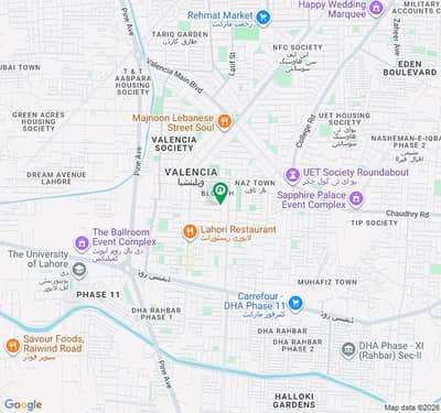 CORNER 100 FEET ROAD PLOT COMMERCIAL 4.25 MARLA PAIR PLOT HOT LOCATION VALENCIA TOWN LAHORE