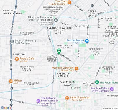 6 MARLA PLOT FOR SALE IN VALENCIA TOWN LAHORE