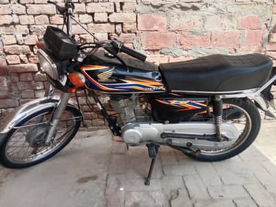 Honda CG125 2018 documents complete  with bio matrick on the spot