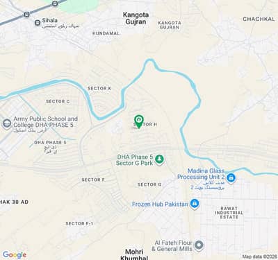 24.5 Marla Category A Plot | Extra Land Paid | Plot #57 Street 9 Sector H | DHA Phase 5 Islamabad | Demand 4 Crore