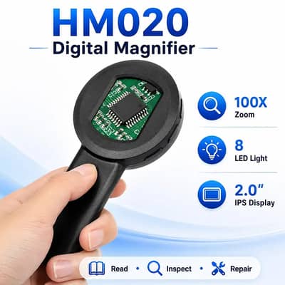 Digital 100X Magnifying Glass Video Microscope price in pakistan HM02