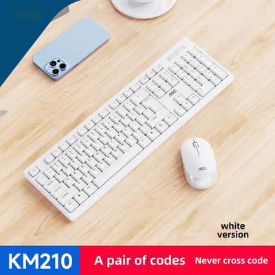 Dongle Operated Wireless Keyboard Mouse set (Km210)