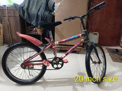 imported japani cycle for sale,1 year old, 20 inch for 10-12 years