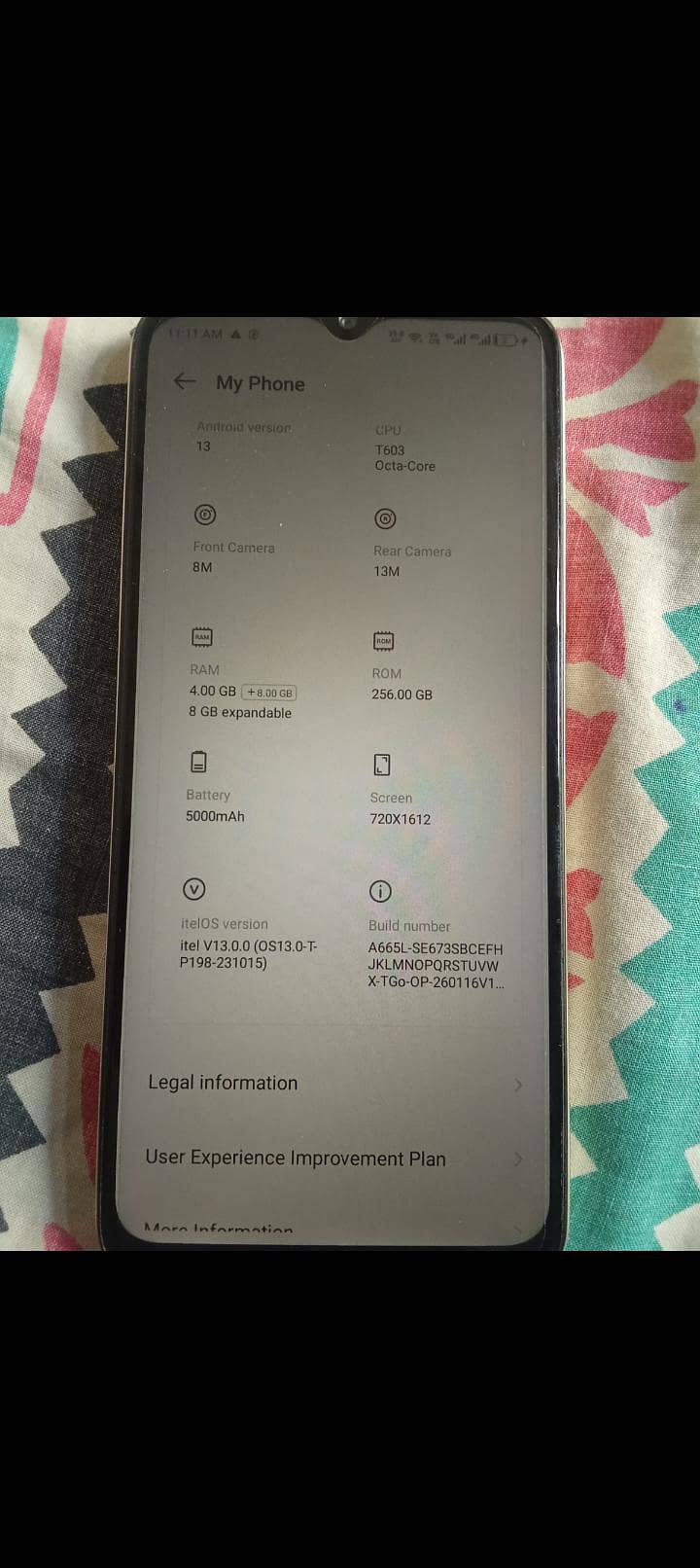 Itel A70 2