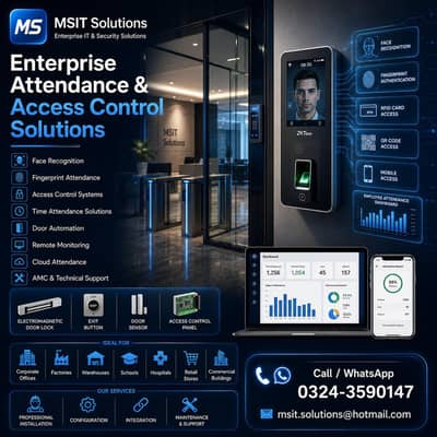 ZKT Attendance Machine and & Access Control Installation | Expert