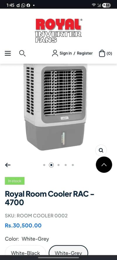 Royal Air cooler