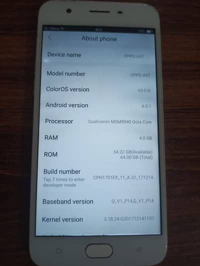 OPPO A57