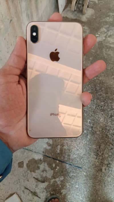 I phone xs max 64 gb back change ha bs battery health 71 ha ok h