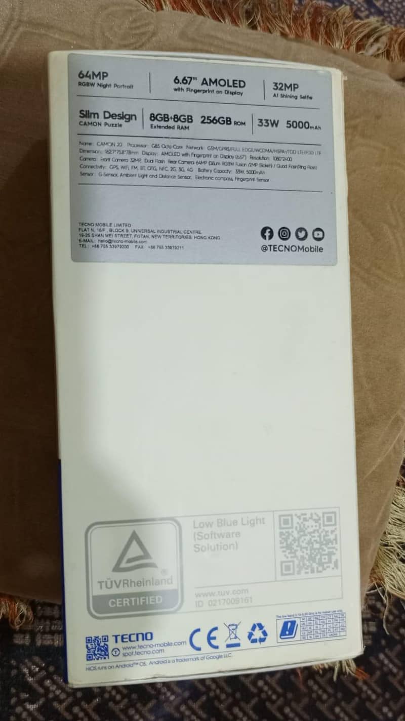 Tecno CAMON 20 6