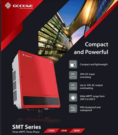 Solar Inverter Three-Phase GoodWe GW30K-MT - New Daba Pack. .