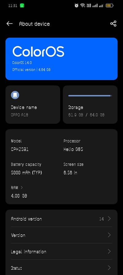 OPPO A18