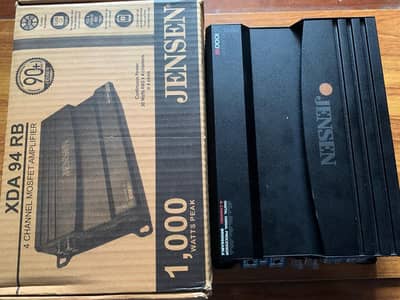 Original Imported Jensen USA Bluetooth Aap control Amplifier 4 channel