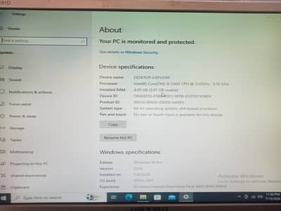 Dell Core i5 2nd Gen Desktop Computer with Monitor – Good Condition