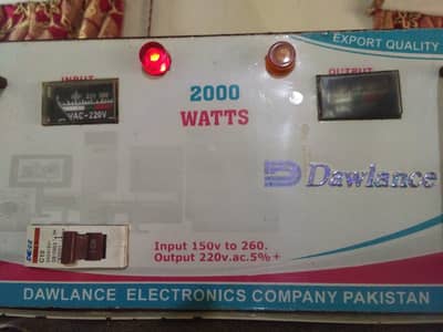 Automatic voltage stabilizer 2000w