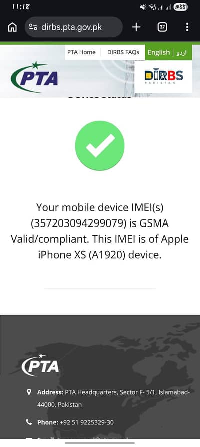 Apple iPhone XS