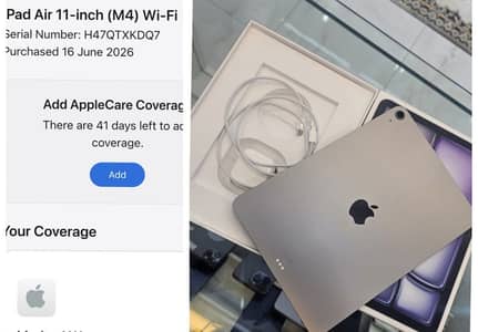 Apple Ipad Air 2026 M4 256gb With 10 months International Warranty