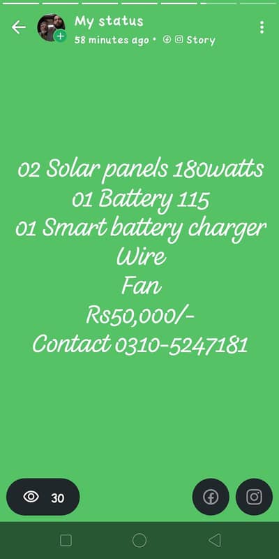 solar accessiores180watt solar panels,battery,charger,wire,solar fan