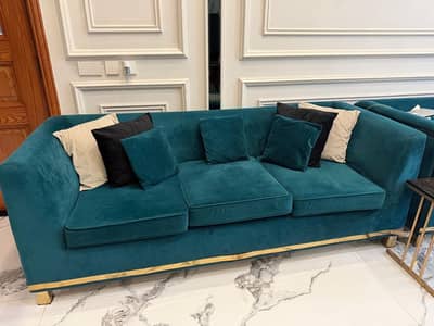 7 seater sofa set, made in Molty foam