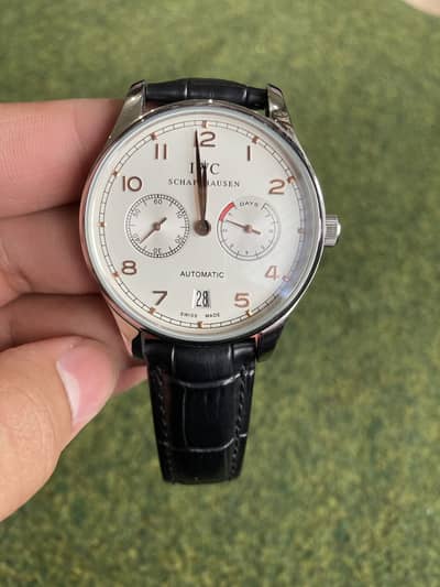 Iwc 7 days power reserve meter automatic AP pp rolex Cartier Pagani