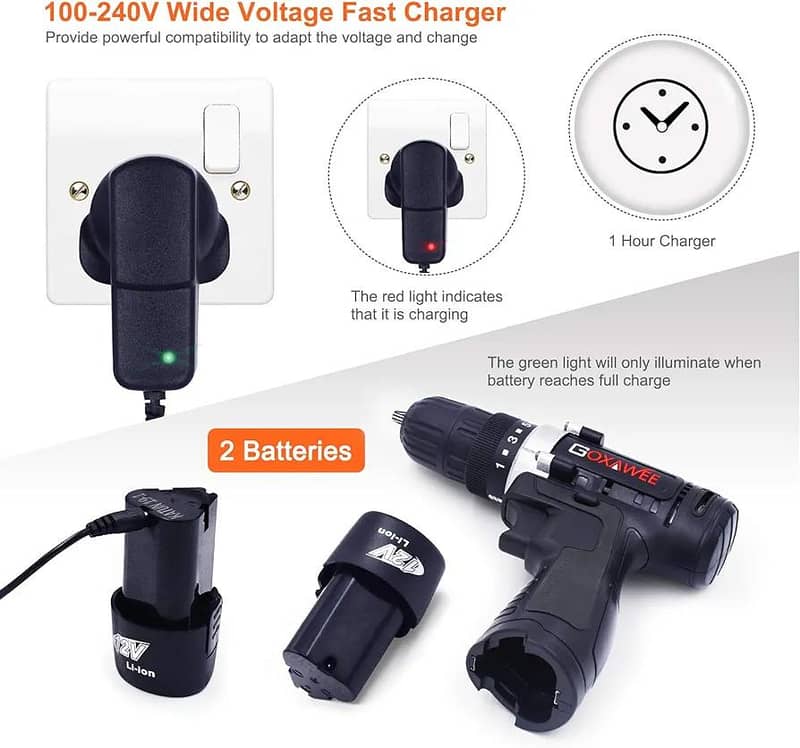 wireless Drill machine 8