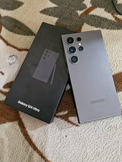Samsung Mobile S24 Ultra,12GB/512GB,Online approved, Mint condition