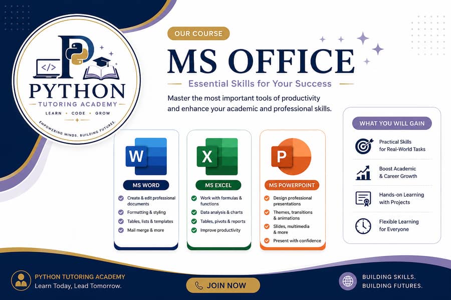 Computer Science Tutor (9th–12th) | Python Programming | MS Office |AI 1