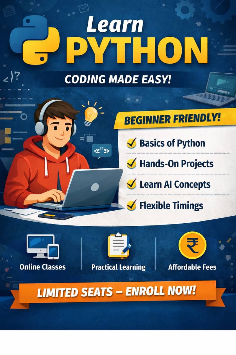 Computer Science Tutor (9th–12th) | Python Programming | MS Office |AI 2