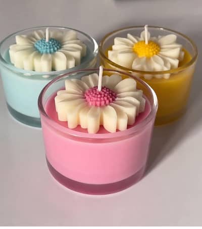 glass candle