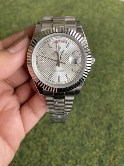 Rol ex day date master men’s watch automatic omega pp iwc Pagani