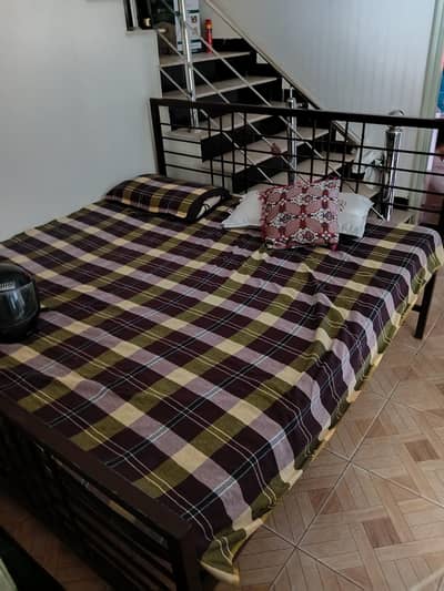 Strong Iron Double Bed | Solid Metal Frame | Excellent Condition