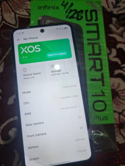 Infinix Smart 10 Plus Complete Box