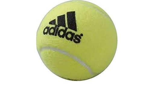 adidas tennis ball yellow rubber pack of 2