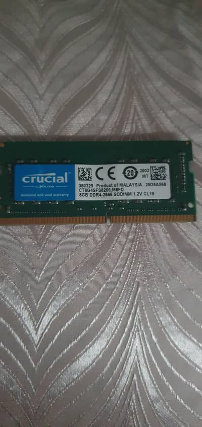 Crucial micron Ram 2×  8gb =16gb DDR4
