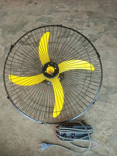 f12v fan with 12v supply wall bracket stand