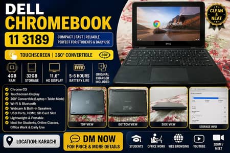 Dell Chromebook 11 3189 | 4GB RAM | 32GB