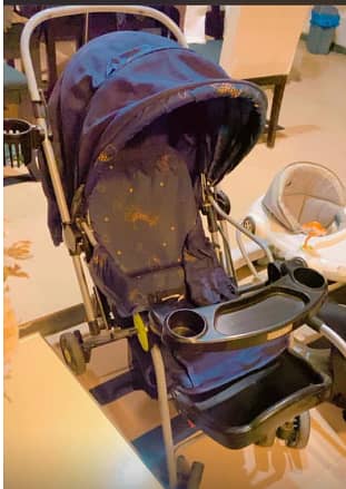 2 Prams and One Baby Car Seat complete Package in 20K