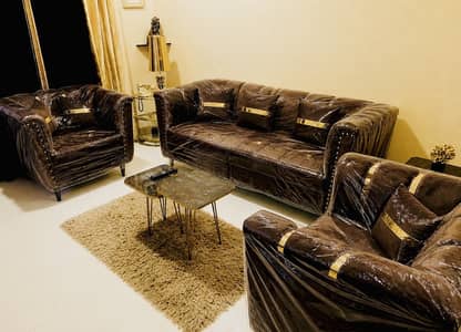 Brand New Sofa Set - 7 days use just - Brown velvet