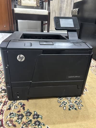 HP Printer Laser Jet Pro 400m401dn touch panel