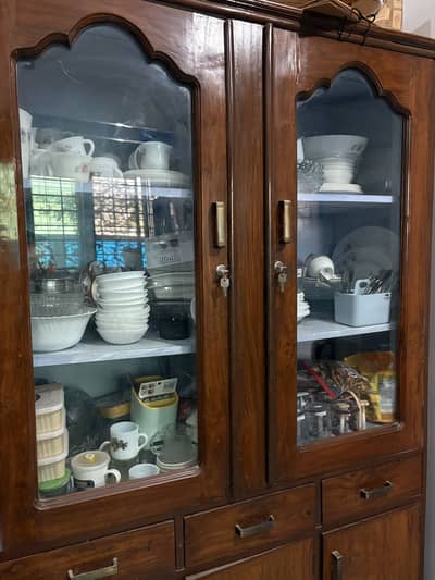 Wooden showcase