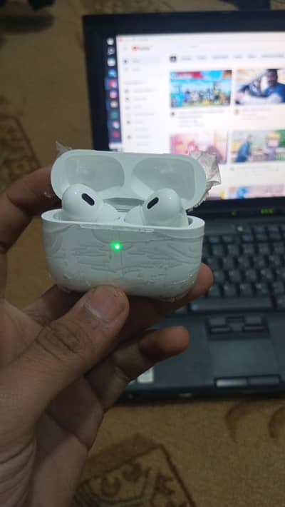brand new Airpods pro 2 white and black color in open