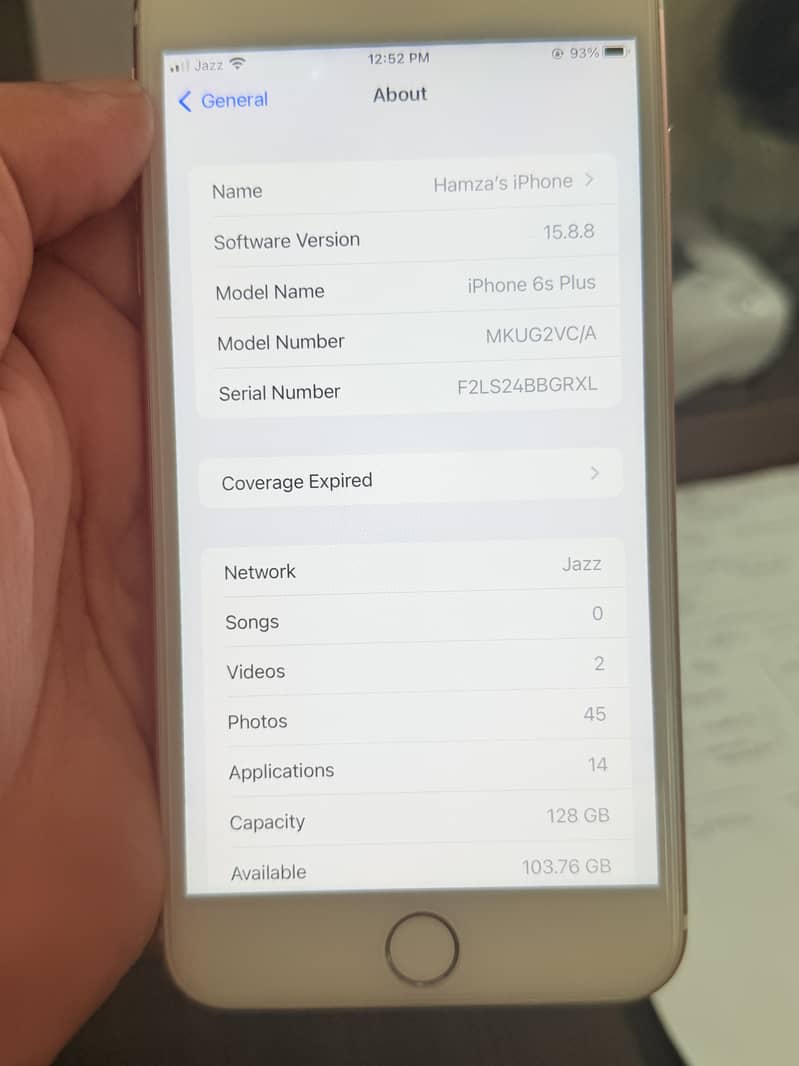 Iphone 6s plus 5
