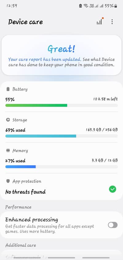 Samsung Mobile Note 10 Plus 12/256 official pta approved with box