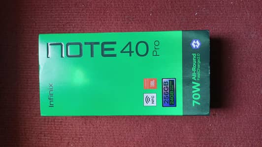 Infinix Note 40 Pro | 12/256 | Color : Titan Gold