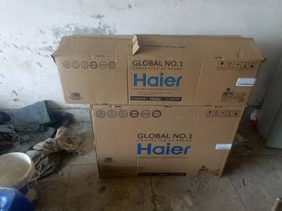 Haier 1.5 ton DC inverter . with box paking