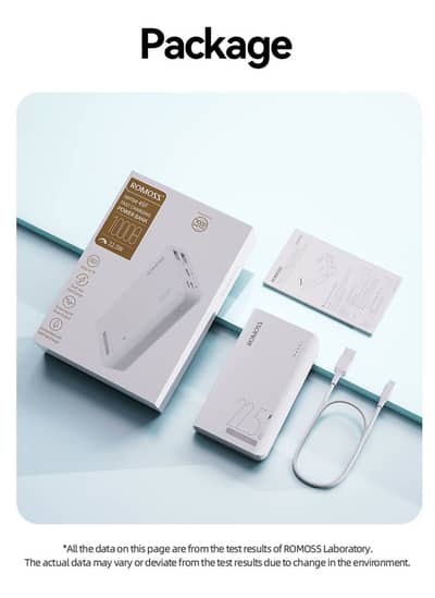 Romoss 4SF Power Bank 22.5W 10000mAh Portable Charger External Batter