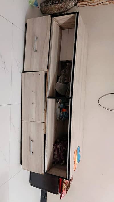 cabinet with tv
