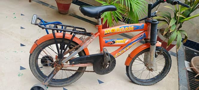 morgan kids bicycle 16 ''-Good condition | training wheels | 9500