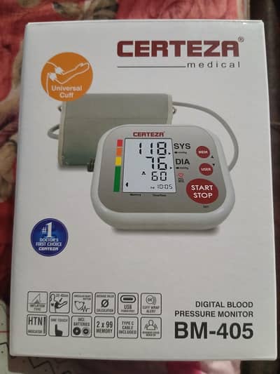 CERTEZA DIGITAL  BLLOD PRESUSRE MONITOR