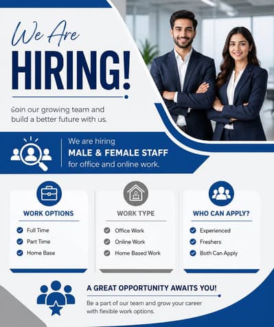 Hiring male and female staff