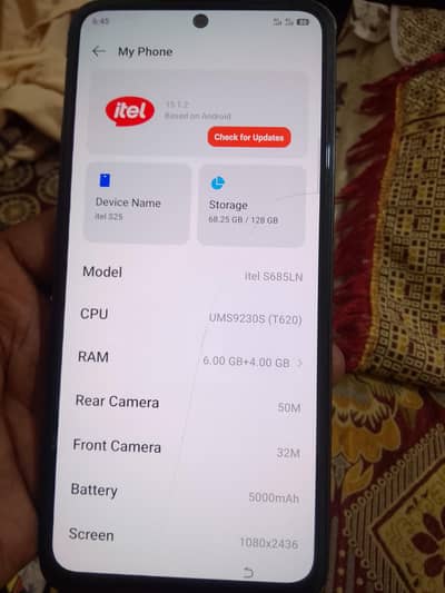 Itel S25. Lush condition. 1month warranty m hy . exchange with bike.
